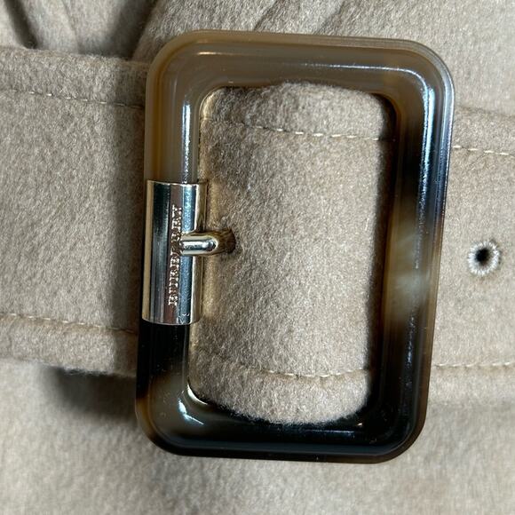 BURBERRY Heronsby Wool & Cashmere Patch Pocket Wrap Coat - Picture 7 of 14